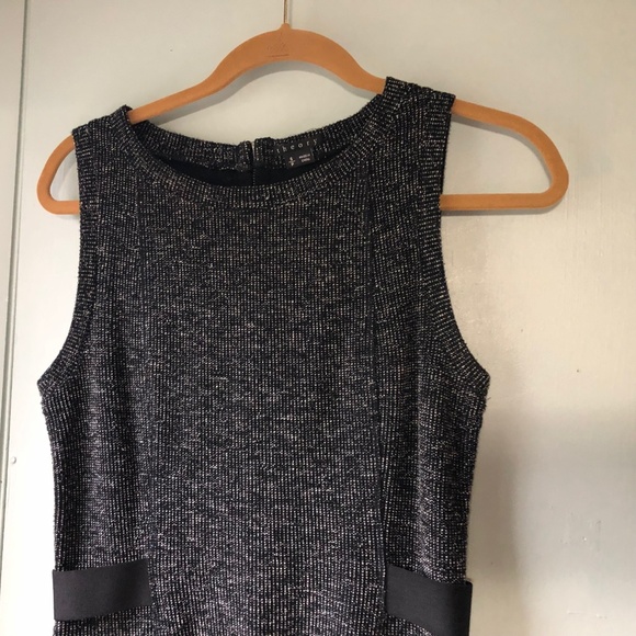 Theory Dress Pockets Tweed Sleeveless Sz S - Picture 2 of 8